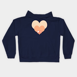 Hsiao Cream Hearts Kids Hoodie